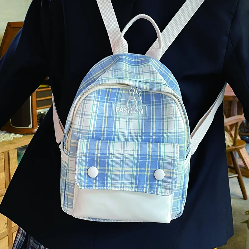 

2021 Women's Schoolbag for Cute Girl Canvas Backpack Student Bookbag Casual Female Rucksack Preppy Style Bagpack Fashion Mochila