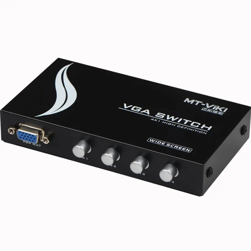 

4 in 1 out VGA switcher 4 in 1 out HD VGA video monitor / computer monitor screen