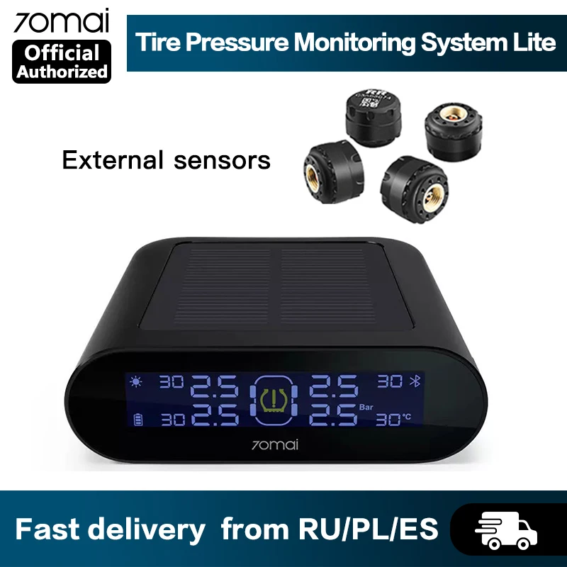 70mai внешний датчик система контроля давления в шинах приложение контроль