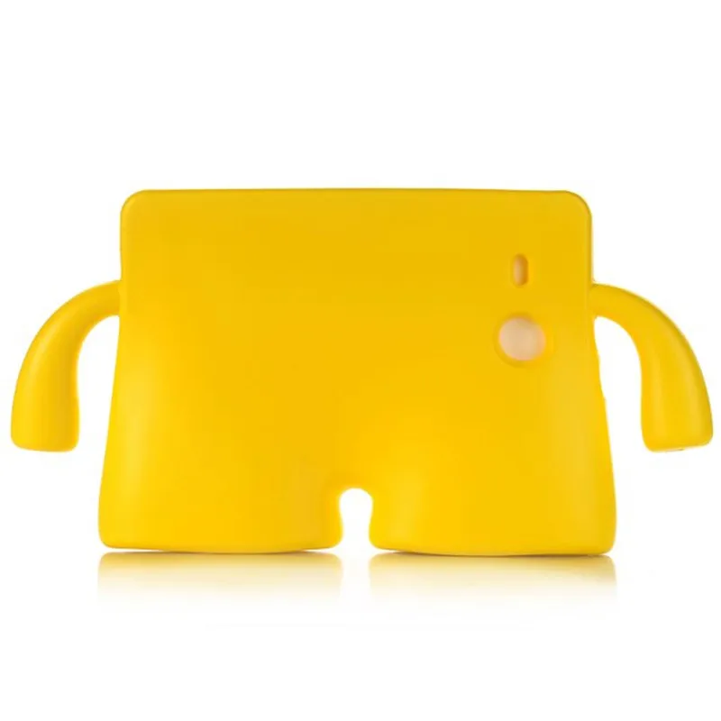 Yellow Детский мультяшный пенопластовый чехол для samsung Galaxy Tab E 9,6 T560 T561 T565 T567V, детский противоударный защитный чехол s - Цвет: Yellow