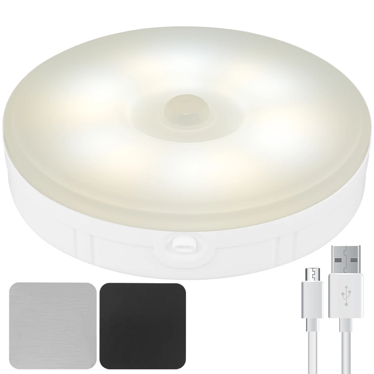 New Night Lights Motion Sensor Led Night Lamp Lighting Children's Gift USB Charging Beam Angle Wall Closet Bedroom Decoration