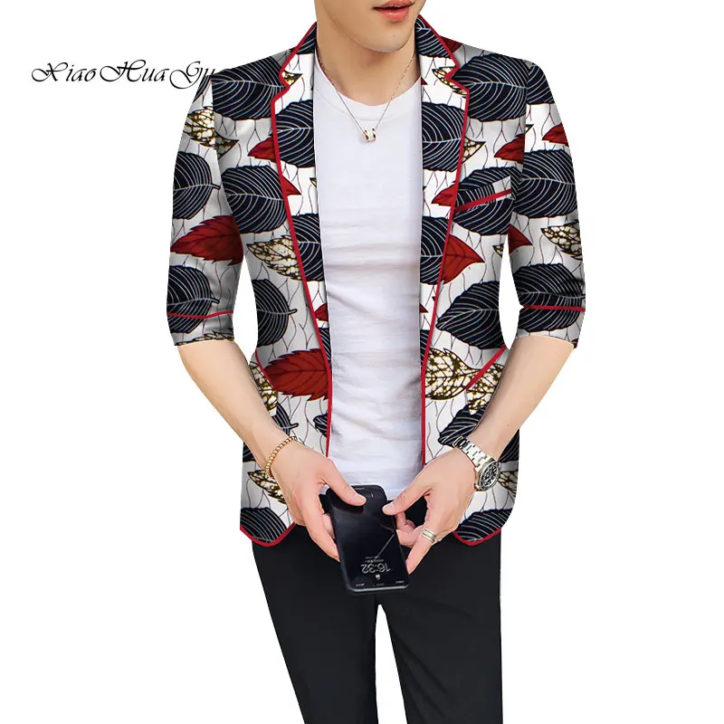 Приталенный мужской повседневный блейзер в африканском стиле одежда для мужчин