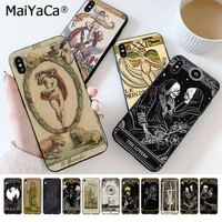 maiyaca le tarot egyptien de dusserre art customer high quality phone case for iphone 12 11pro max 8 7 66s plus x xs max 5 se xr