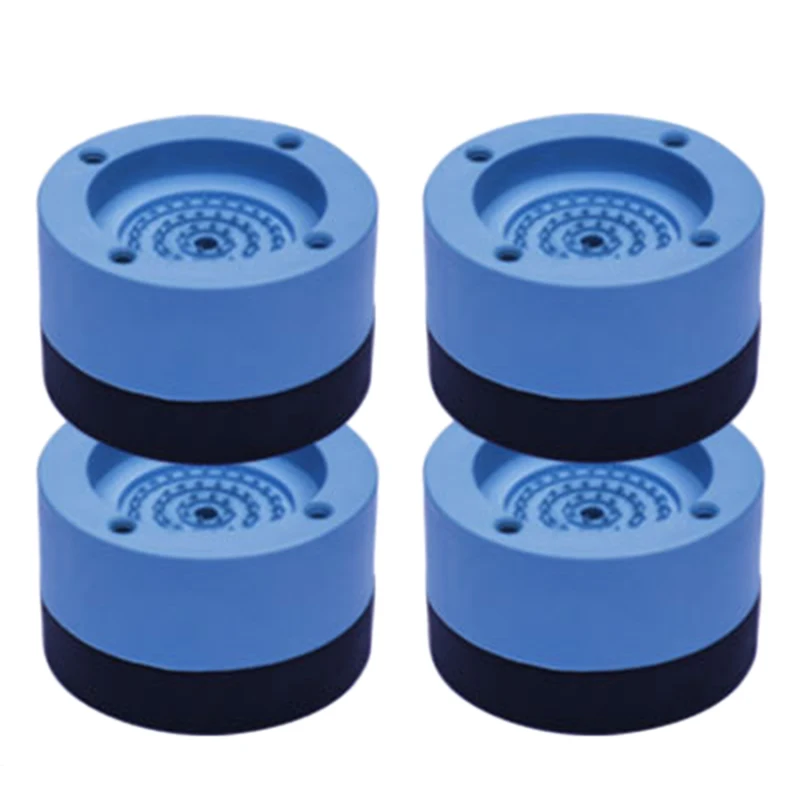 

4 Pcs/Set Anti-Vibration Pads Rubber Noise Reduction Vibration Anti-Walk Foot Mount for Washer and Dryer Adjustable Height Washi