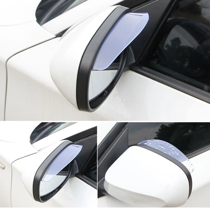 

2pcs Car Rain Eyebrow for Volkswagen VW Polo Passat B5 B6 CC GOLF 4 5 6 Touran Bora Tiguan Peugeot 307 206 308 407 Accessories