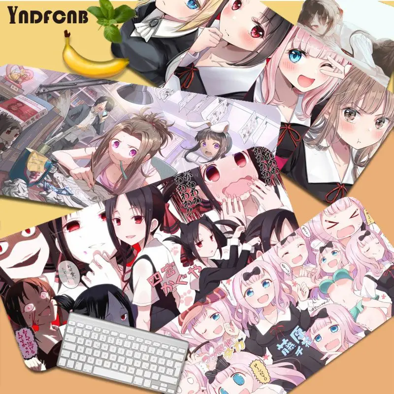 

Kaguya-sama Love Is War Fujiwara Chika Large Game Mouse Pad XL Locking Edge Size for Mat for overwatch/cs go/world of warcraft