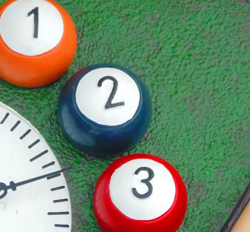 Часы для бильярда снукера настенные часы креативные индивидуальные модные