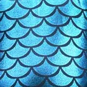 fish blue AOYLISEY/детский купальник на бретелях, комбинезон, Блестящий металлический гимнастический купальник, Цельный купальник для девочек, купальник из лайкры и спандекса - Цвет: fish blue