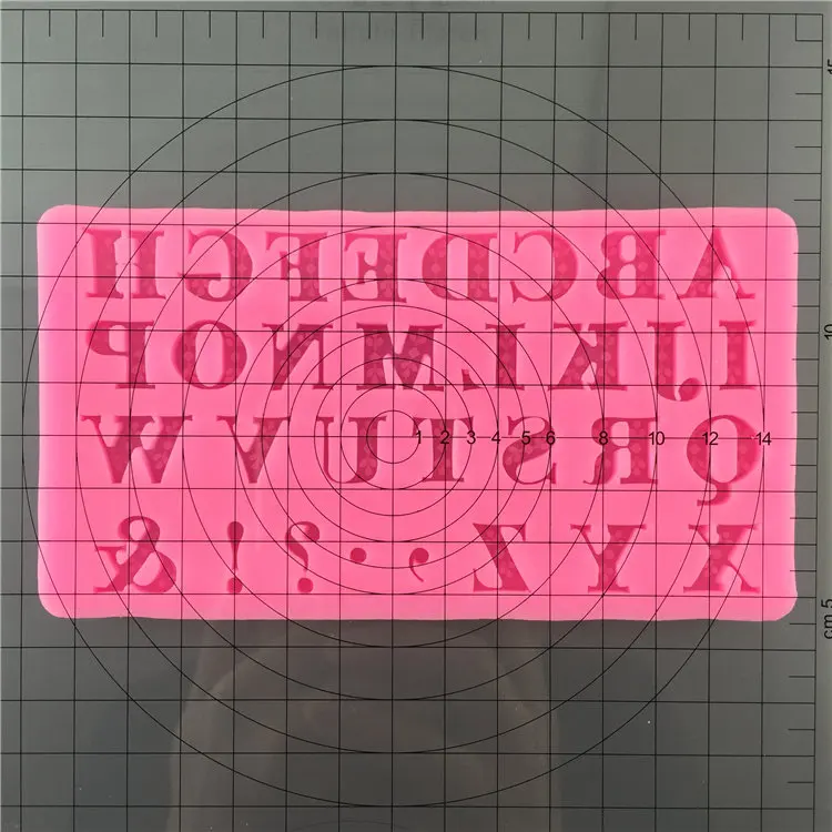 Силиконовые формы для букв/алфавита клейкая паста Шоколадные инструменты