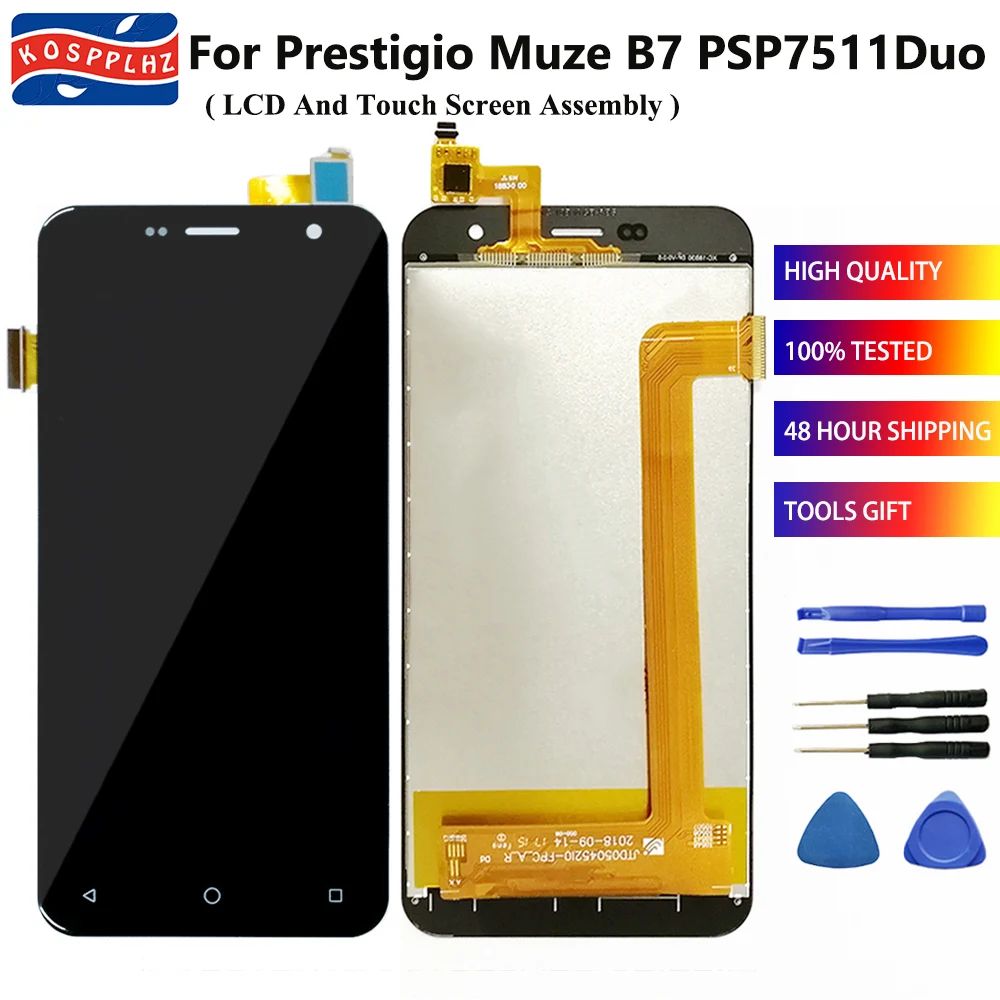 100% протестированный новый для Prestigio Muze B7 psp 7511 DUO 7511DUO ЖК-дисплей с сенсорным