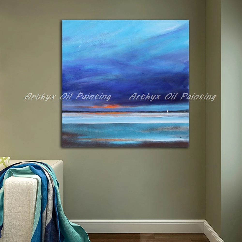 Arthyx ручная роспись современный пейзаж картина маслом на холсте настенное