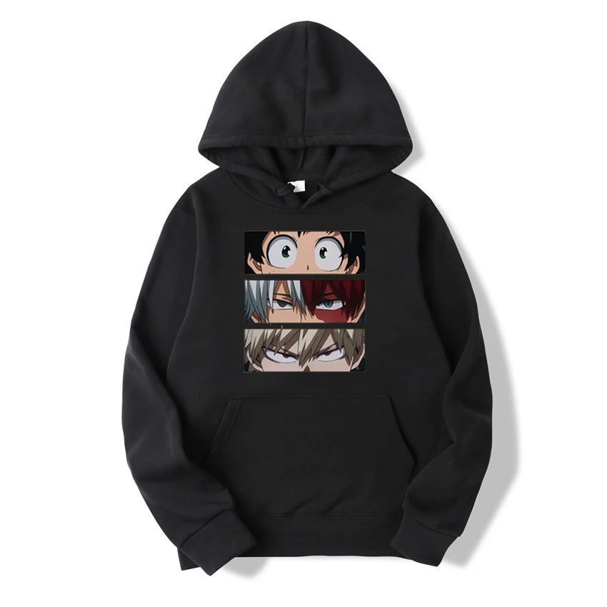 

Hoodies Men Wonen Student Casual Pullover Hoodie Fashion Sweatshirts Japan Anime Hip Hop Sweatshirt My Hero Academia Clothes