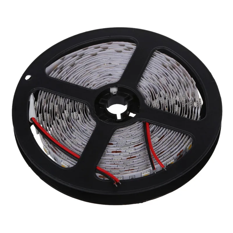 5 м 300 теплый белый светодиодный 5050 SMD гибкий светильник 12V DC Home Club | Лампы и