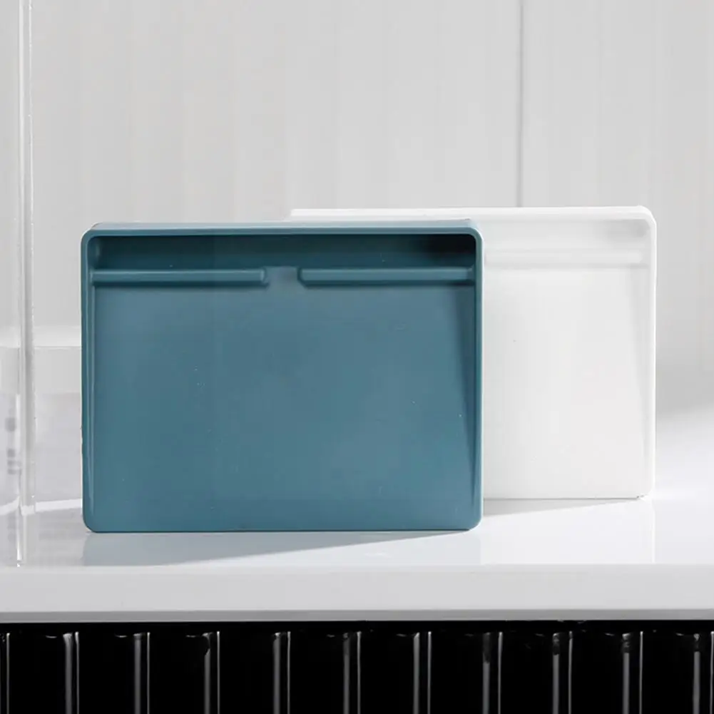 

Creative Bathroom Soap Box Household Diversion Drainage Drain Box Bathroom Soap Plastic Soap Storage Box Double Z0C1