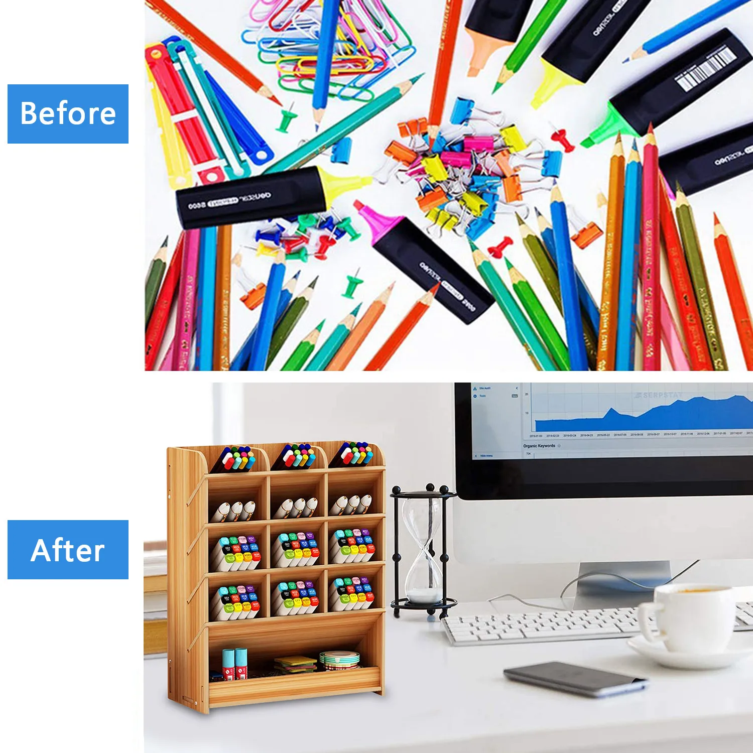 Настольный органайзер мульти-функциональный карандашом Карандаш Держатель Шкаф