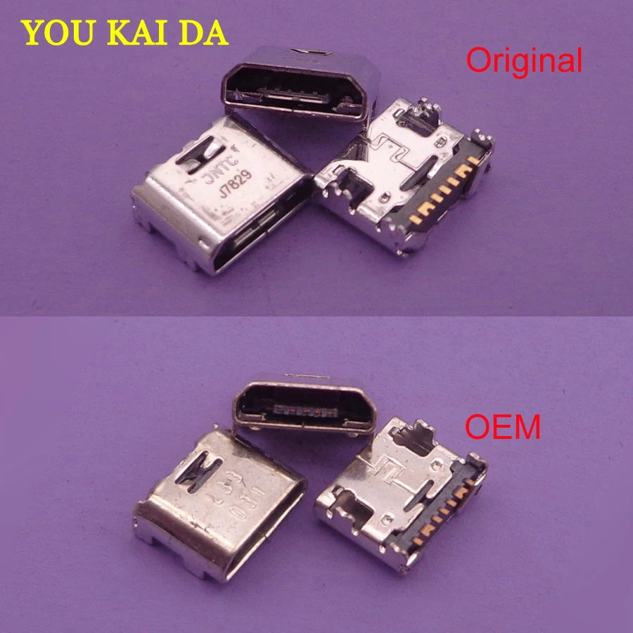 100 шт./лот Micro Mini USB разъем для подключения зарядного устройства Samsung Galaxy Core Prime G360
