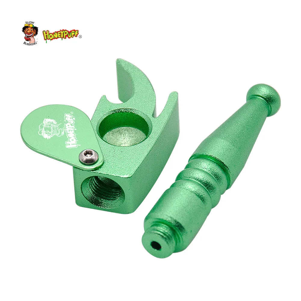 Многофункциональная алюминиевая курительная трубка HONEYPUFF 112 мм штопор в форме