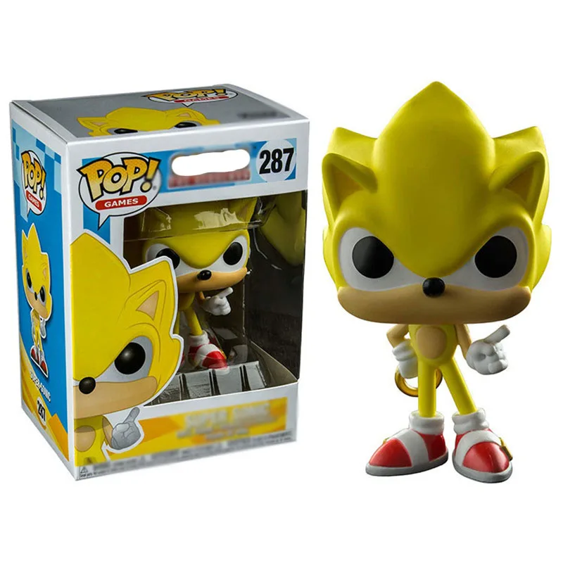 

OHMETOY SONIC TOYS 3 Boxed Sonic the Hedgehog Shadow Miles Prower Tai for POP 283 284 285 287 288 Action Figure Toy Collections