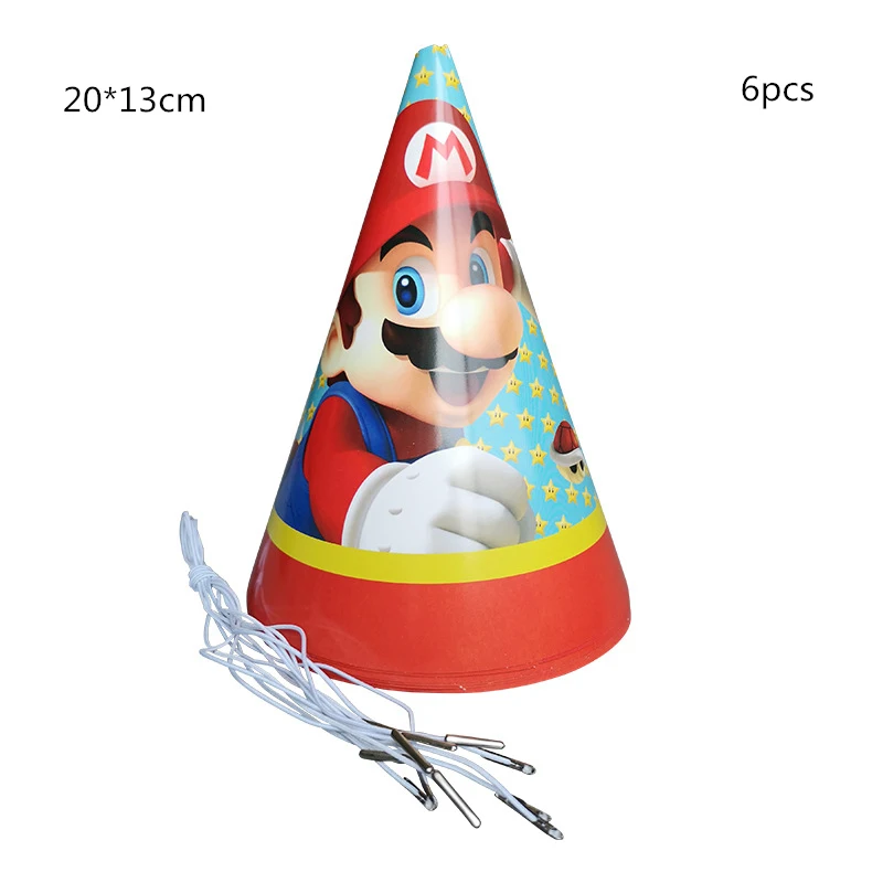 10 шт. счастливый ребенок душ тема &quotСупер Марио&quot Пригласительные открытки на