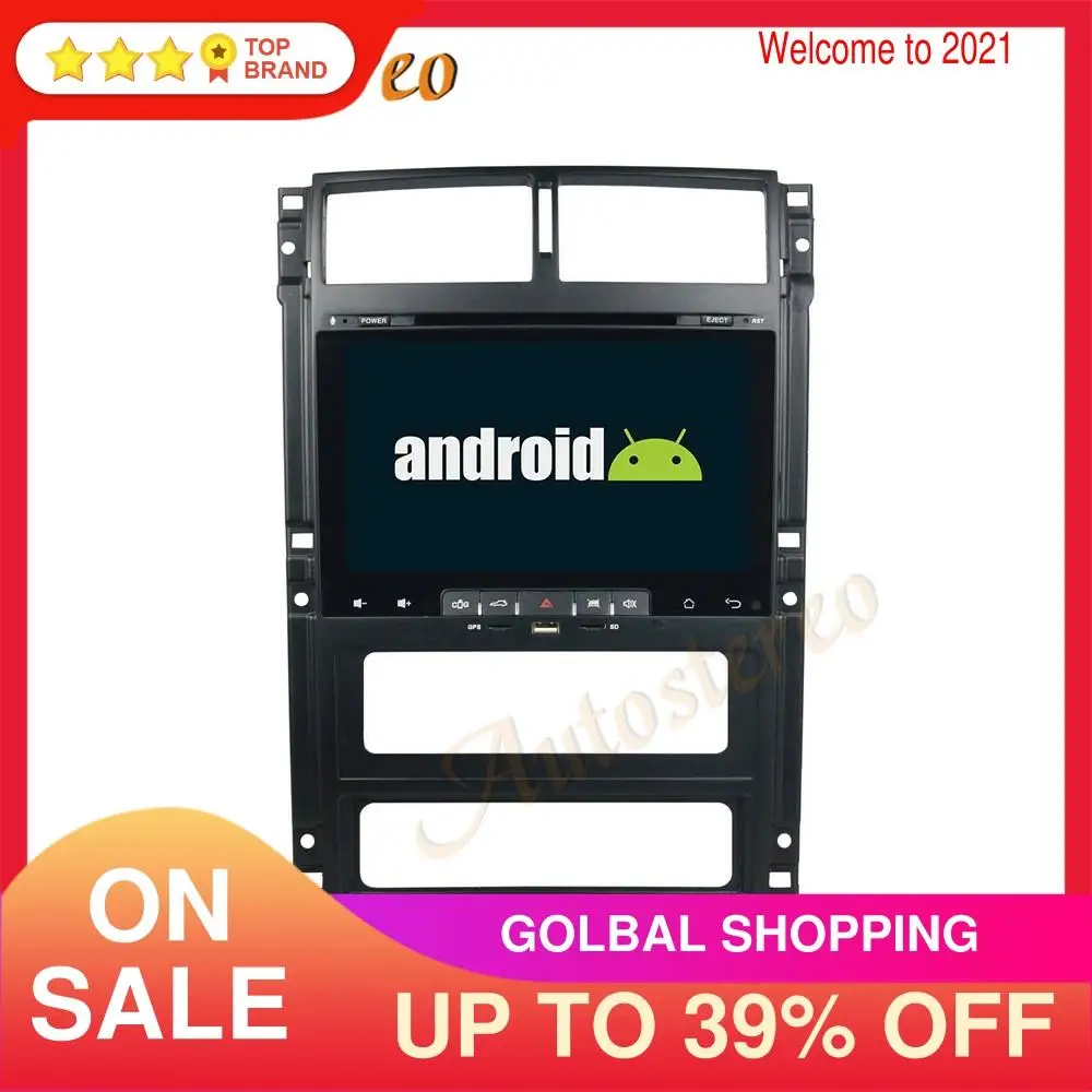 Android 9 0 8 ядерный Автомобильный GPS навигатор для Peugeot 405 2008 2015 автомобильный