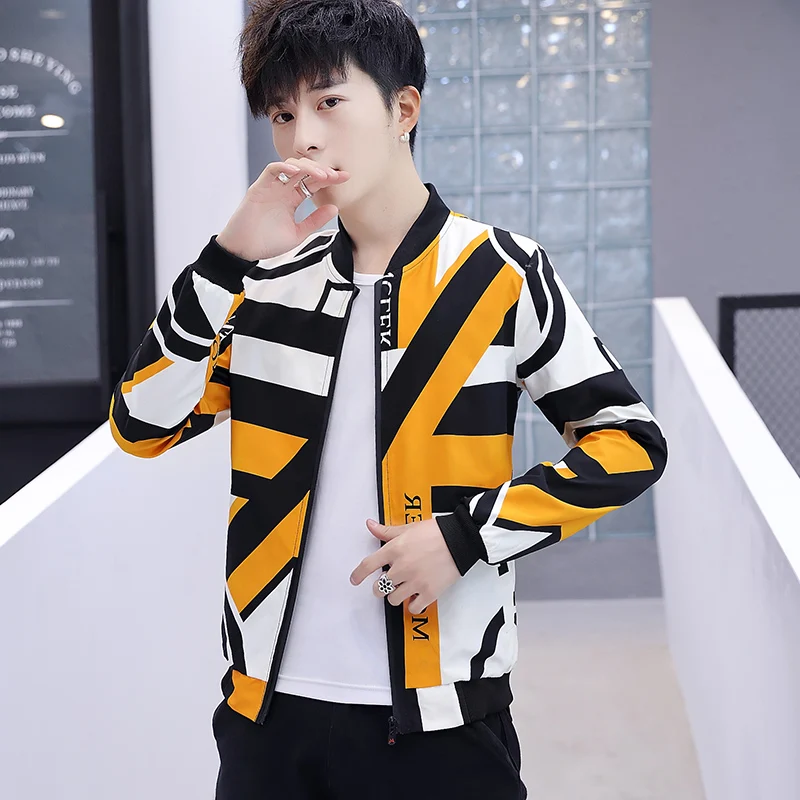 Куртка-пилот Мужская на молнии Повседневная Уличная одежда в стиле хип-хоп