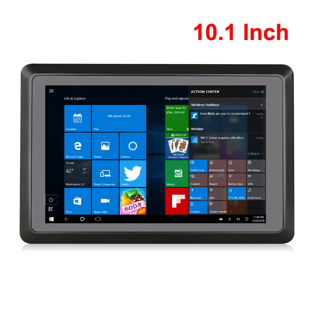 Bestellen 2021 Industrielle Embedded-PC Lkw Fahrzeug Tablet Windows 7 8 10 Linux Intel 10.1