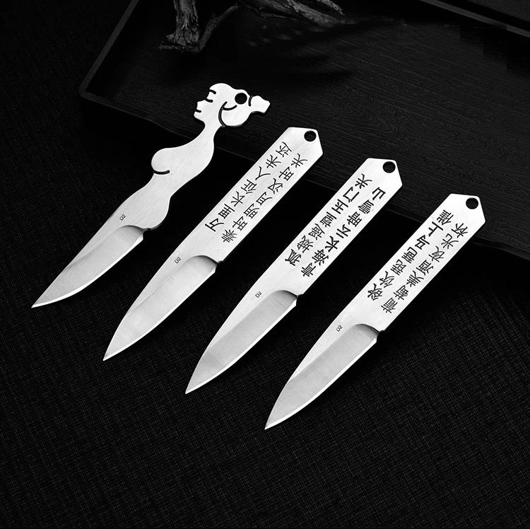 Нож с фиксированным лезвием D2 стальной маленький прямой нож для резьбы по