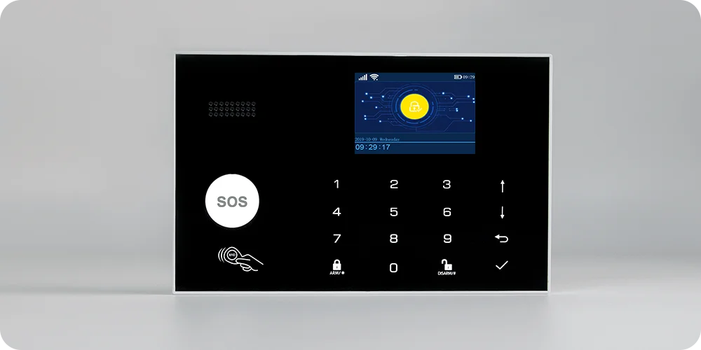 Awaywar Tuya 433 МГц Беспроводная wifi GSM RFID система охранной сигнализации комплект приложение дистанционное управление охранный умный дом PIR дверной детектор