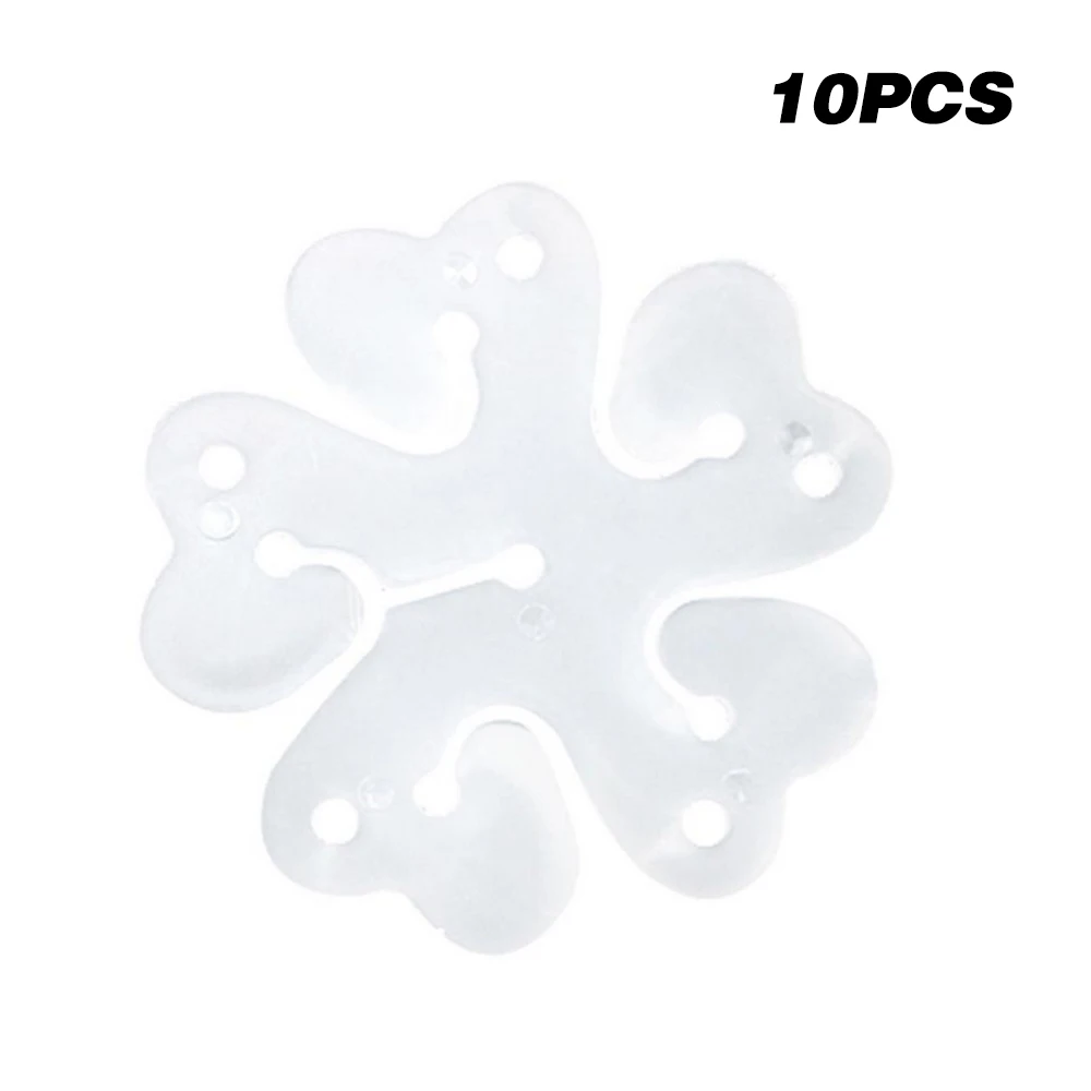 5 in 1 Snowflakes Balloon Seal Clips single layer plum clip petal shape balloon birthday wedding room layout sealing | Дом и сад