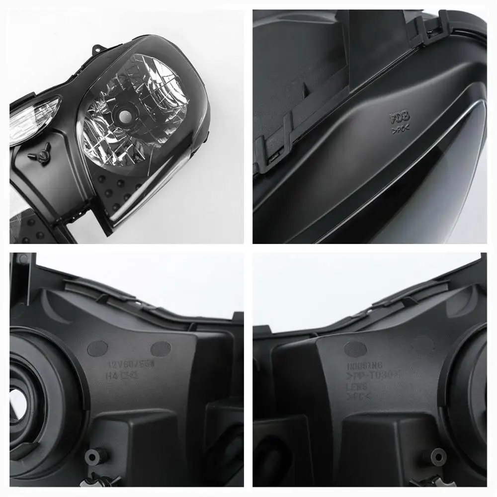 Передняя фара в сборе для мотоцикла Kawasaki Ninja ZZR600 ZX6R 00-02 ZX9R 2000-2003 2001 2002 |