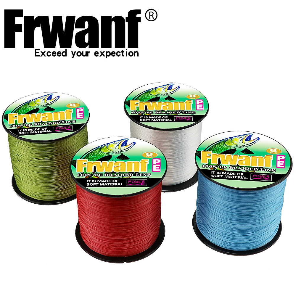 Рыболовные лески Frwanf 300 м 8 нитей 4 нити Полиэтиленовая плетеная