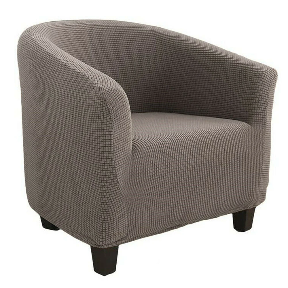 Однотонное эластичное кресло для кофейной ванны моющееся покрытие дивана