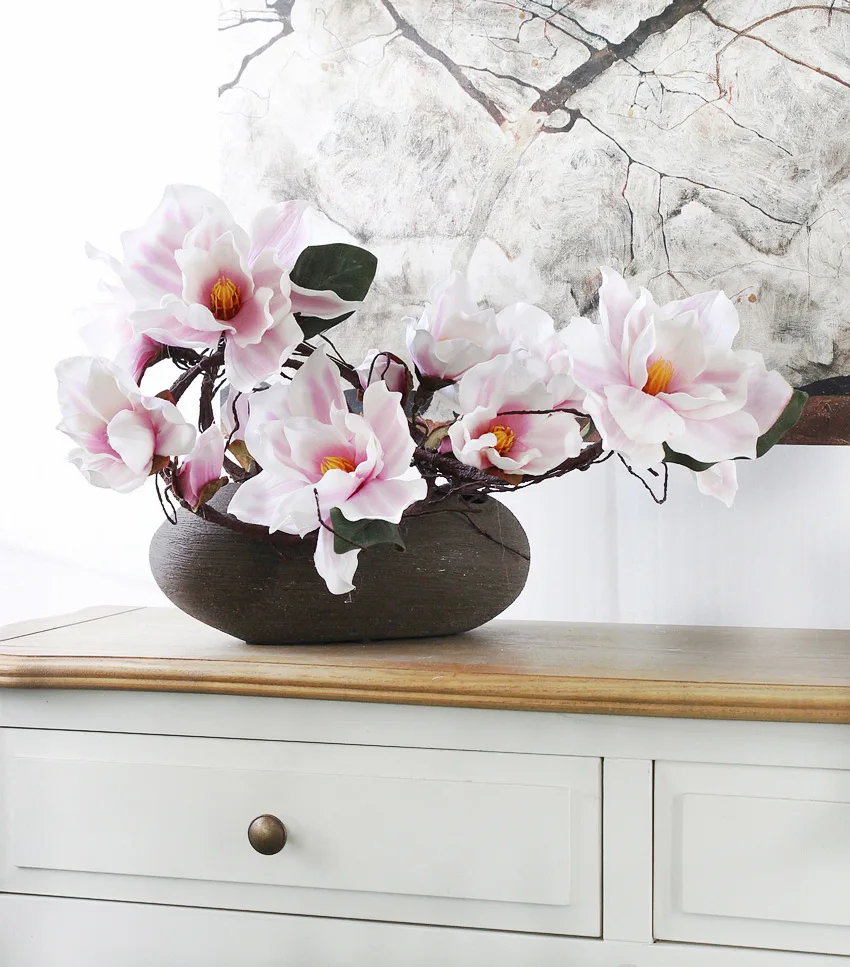 5,9 fuß Künstliche Blume Rattan Blume String Magnolia Blume Dekoration Schlafzimmer Reben – Detail 4