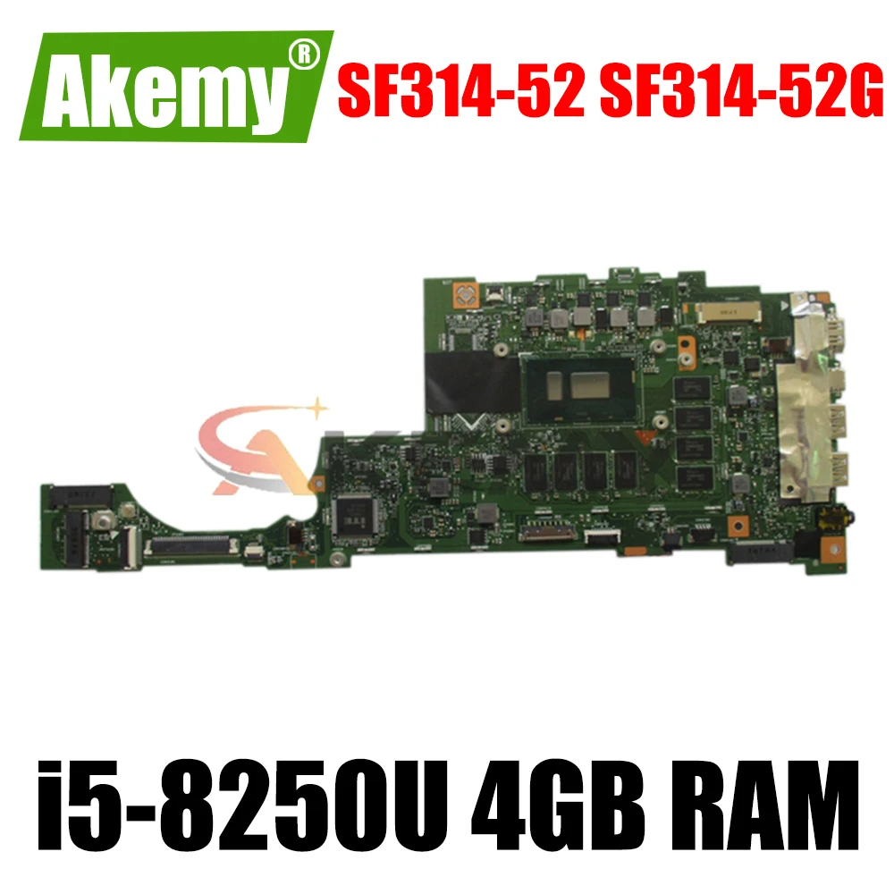 

Материнская плата SU4EA для ноутбука Acer Swift SF314-52 SF314-52G, материнская плата, процессор, 4 Гб ОЗУ, протестирована на 100%