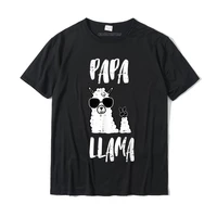 funny papa llama daddy tee cute first fathers day outfit t shirt faddish male tshirts cotton tops t shirt simple style