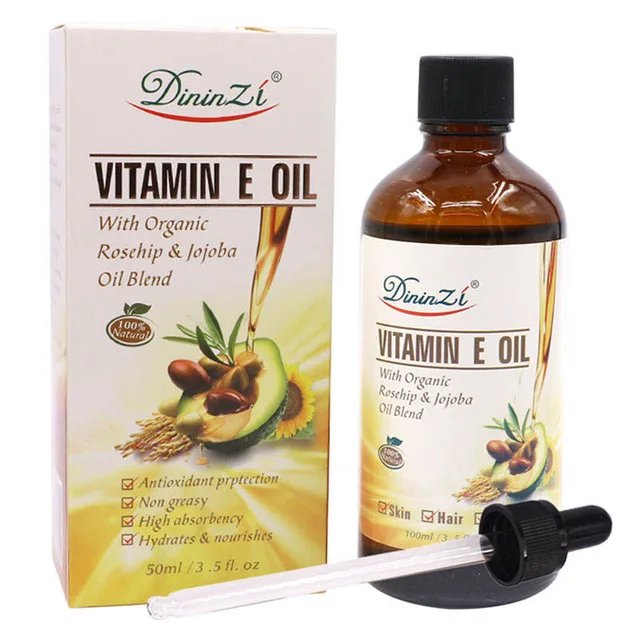 

50/100ML Natural VE Oil Massage Spa Avocado Essential Oil Cold Pressed Moisturiser Castor Oil Hydrating Hair Care