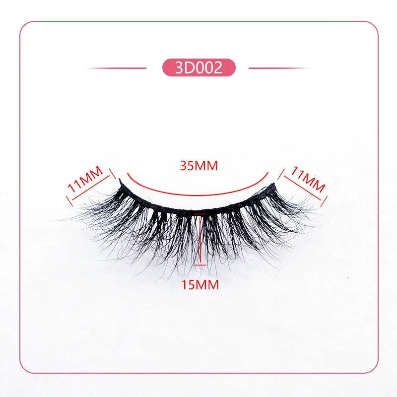 Makeup 3D Mink False Eyelashe Pure Manual Multi-layer Thick Natural Hand Made Eyelashes Extension | Красота и здоровье