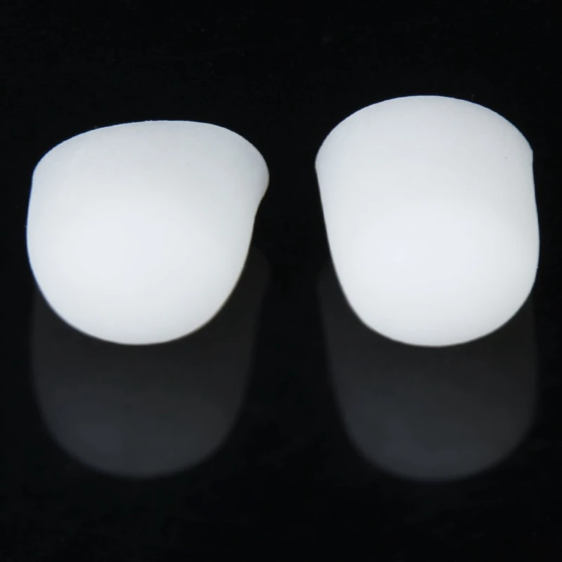 

1 Pair of Gel Toe Caps for Adult Big Toes---White