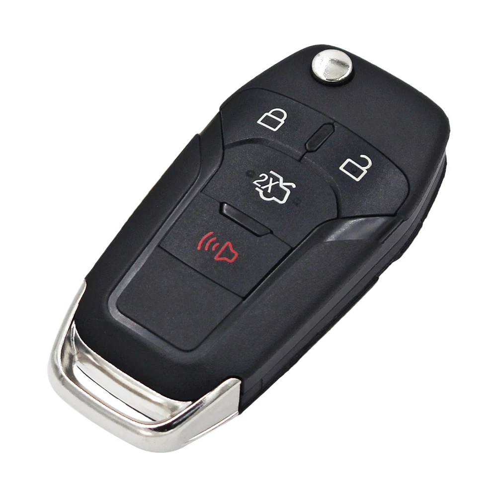 4 кнопки флип дистанционного ключа Автозапуск Fob 315 МГц для Ford Fusion 2013 2015 FCC
