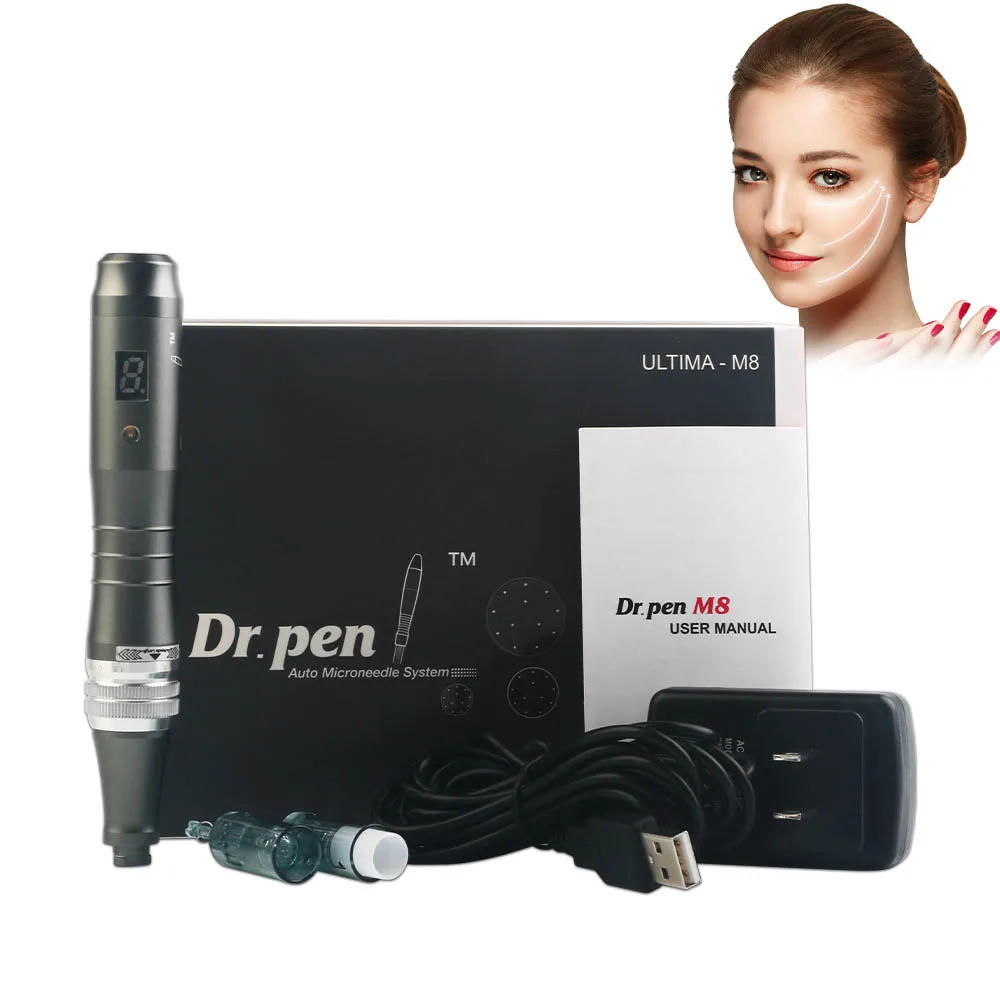 Dr.Pen Ultima M8 Electric Dermapen Skin Care Kit Tools Micro Needling Pen Mesotherapy Auto Micro Needle Cartridge Derma Stamp