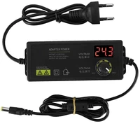 3 36v 60w power adapter adjustable voltage adapter led display switching power supply eu plug for led light strip motor