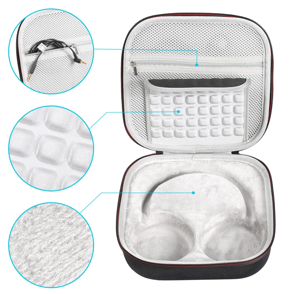 Жесткий чехол EVA для беспроводных наушников Sony с шумоподавлением дорожная сумка