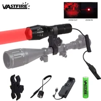 zoomable coyote hog predator hunting flashlight 1000 lumens 350 yard weapon gun lightrifle scope mountswitch18650usb charger