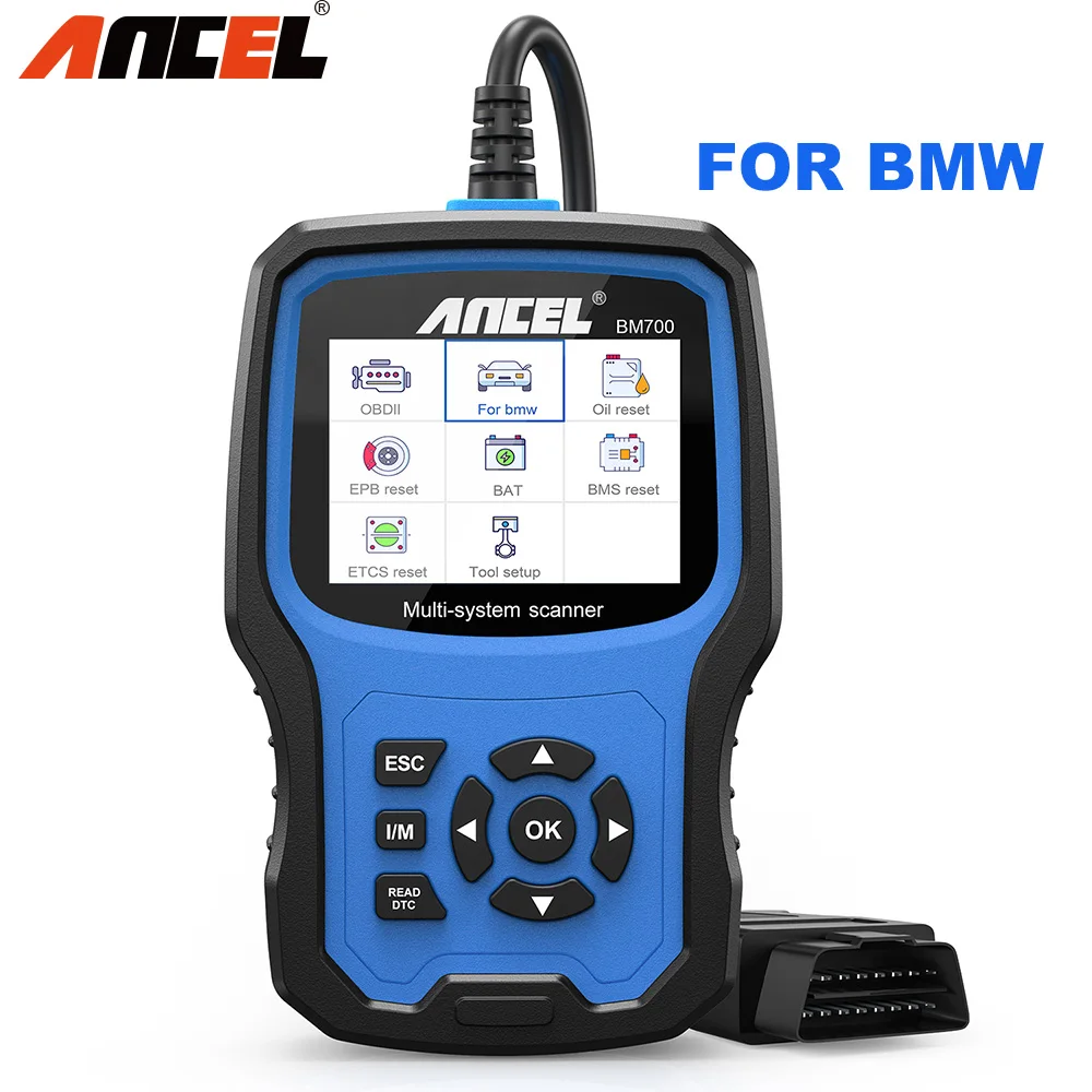 Автомобильный сканер ANCEL BM700 OBD2 для MINI EPB SAS подушка безопасности система контроля