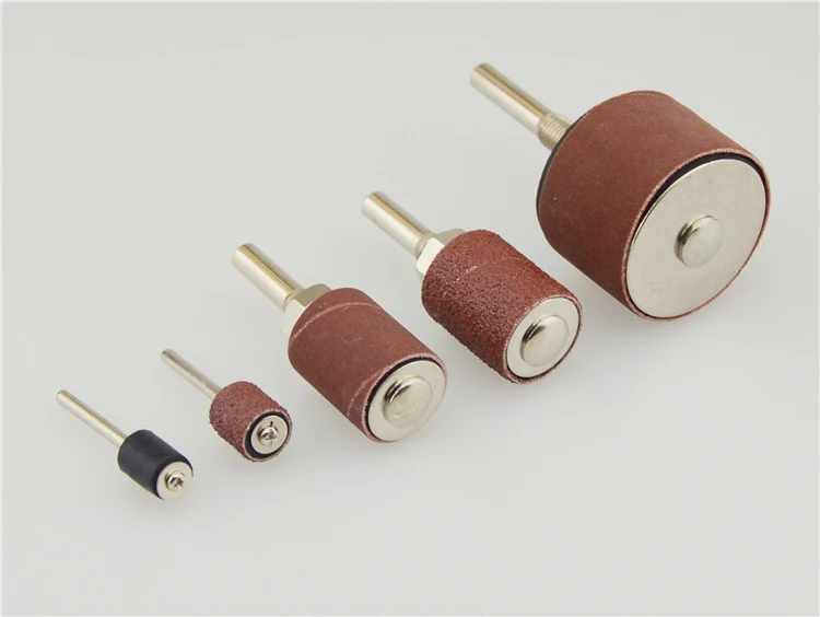 10 шт. Dremel аксессуары грит 40#-600# шлифовальные ленты+ 6,35 мм шлифовальный барабан роторный пробойник инструмент сверла для ногтей электрические инструменты