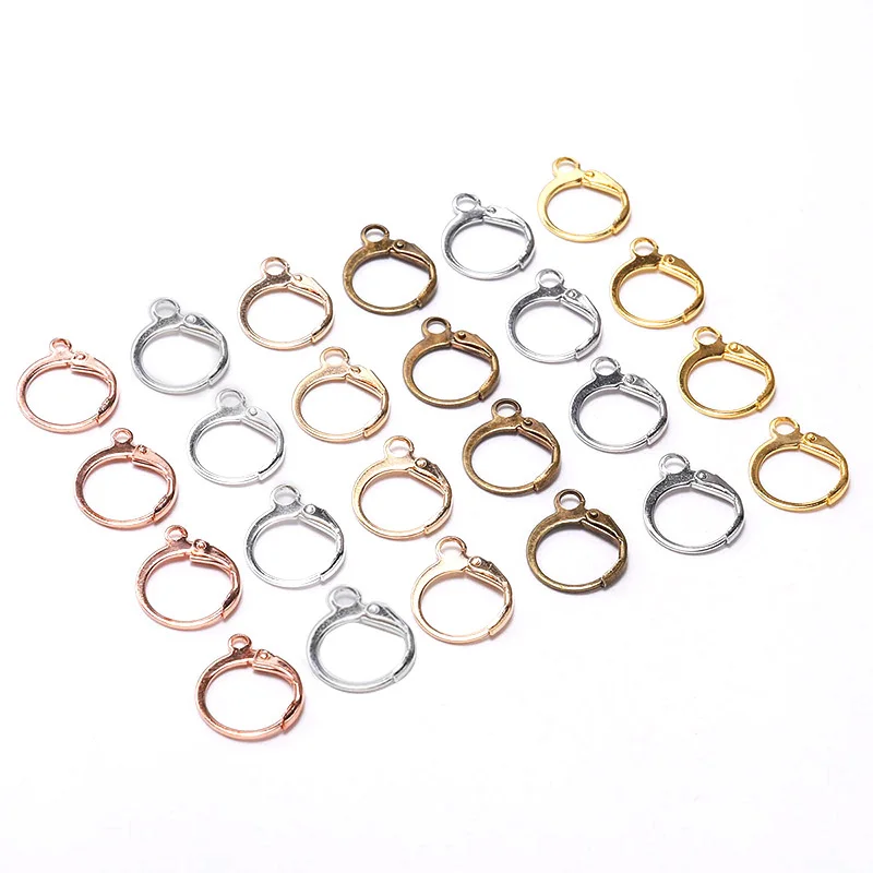 20 шт./компл. Золото Серебро Французский рычаг Серьги Крючки провода настройки