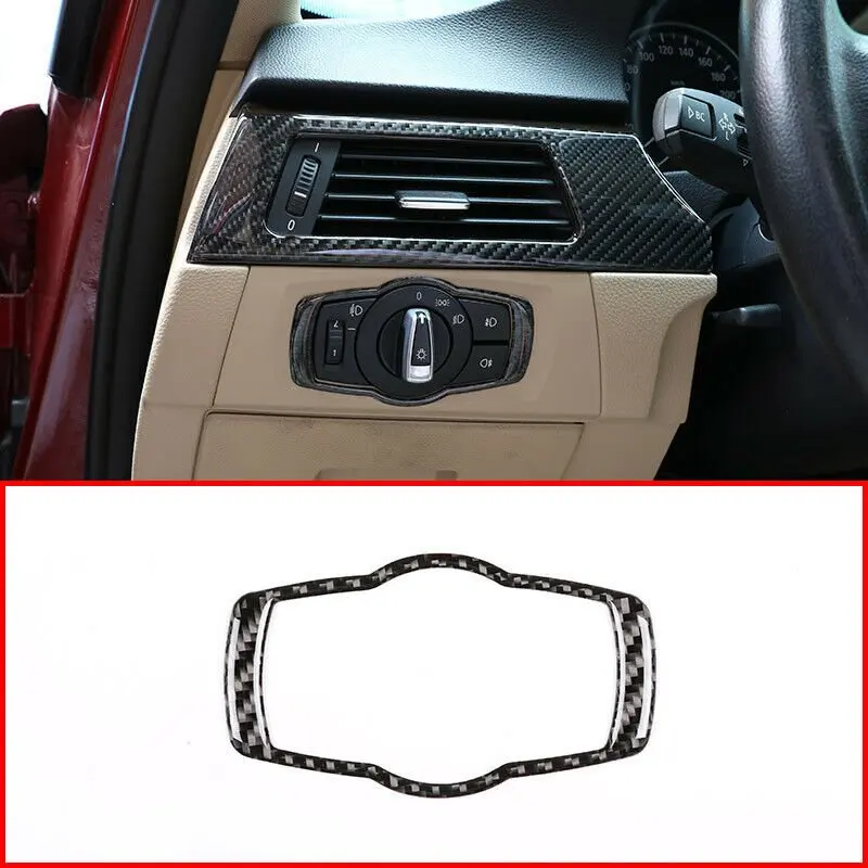 

Carbon Fiber Headlight Switch Button Trim For BMW 3 Series E90 E92 2005-12