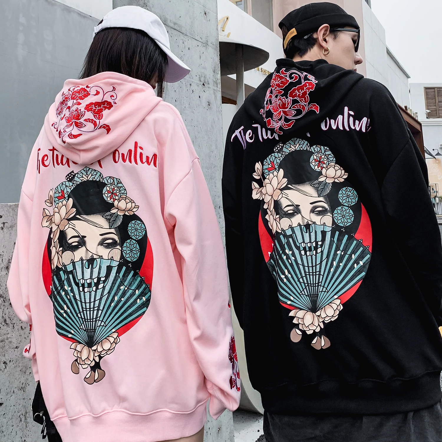 Свитшот мужской с капюшоном и принтом певицы в стиле хип-хоп Повседневный