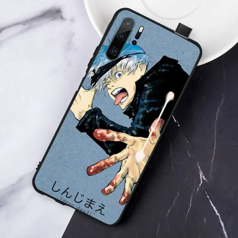 

Jujutsu Kaisen Japan anime Phone Case Funda For Huawei P9 P10 P20 P30 Lite 2016 2017 2019 plus pro P smart