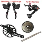 SENSAH SRX PRO 1x11 Speed, 11 s Road Groupset, RL переключатель передач + задние переключатели + кассета звездочек YBN, велосипедные велосипеды Cyclo-Cross